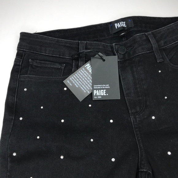 Paige Verdugo Skinny Krystal Noir NWT USA Size-29 - Picture 14 of 16